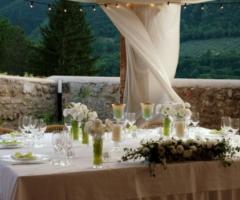 Tavolo per il ricevimento di matrimonio