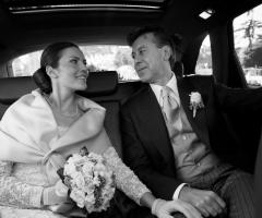 La sposa in macchina