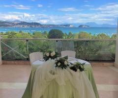 Allestimento in verde per i tavoli delle nozze - Poggio Ruppelt dal Tedesco 1930