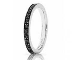 Anello con diamanti neri - Serie Schegge di Venere