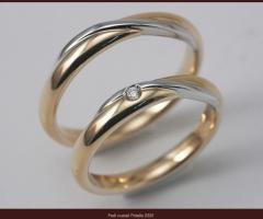 Biffi Gioielli - Fede nuziale bicolore con diamantino