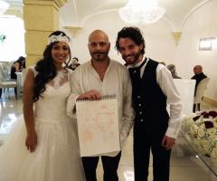 Luca Meo Caricaturista - Insieme con gli sposi