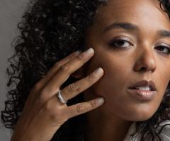 Fede zigrinata indossata