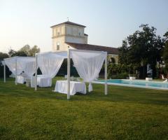 Gazebo per il ricevimento di matrimonio