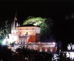 Villa per il matrimonio illuminata di sera - Villa Cellini