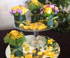 Sushi floreale per addobbo buffet - La Gardenia