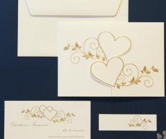 MP Communication - Le partecipazioni con i cuori ricamati