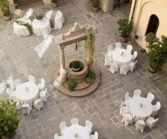 Allestimento del cortile interno