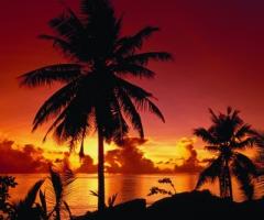 Tramonto durante la luna di miele