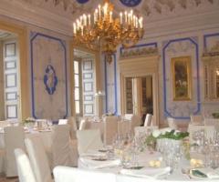 Villa Caroli Zanchi - Sala azzurra per il ricevimento di matrimonio