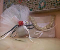 Sacchetto portaconfetti in tessuto