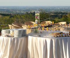 Il magnifico paesaggio che si può ammirare dal casale