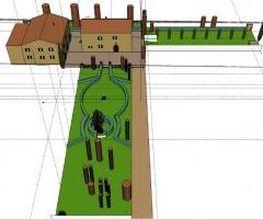 Piantina di Villa Agliano