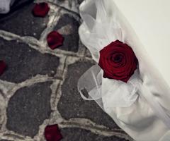 Un dettaglio dell'allestimento del matrimonio - Puntoevirgolalab