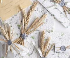 Bomboniera e affini decorati con spighe e ceralacca; personalizzabili!
Meraviglie