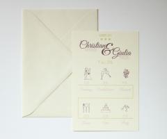 Giulia Fabbri Graphic Design - Le partecipazioni per il matrimonio