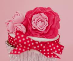 Dettagli del fiore del cupcake