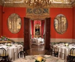 Sala interna per il ricevimento di matrimonio a Palazzo Isolani
