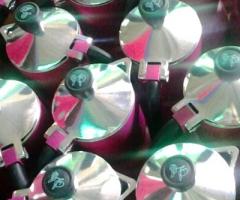 Caffettiere colorate con stampa delle iniziali