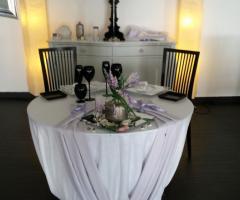 Un tavolo del Ristorante Charmant