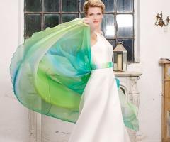 Mikado di seta e organza degradè - Centrospose M&G