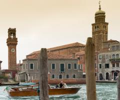 Il giardino di Villa Lina - Uno scorcio di Murano