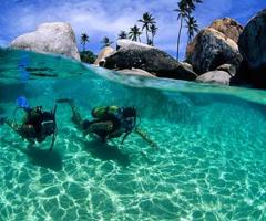 Diving nelle Isole Vergini durante il viaggio di nozze