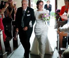 L'arrivo in chiesa della sposa