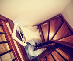 Foto dell'abito della sposa