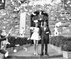 Scatti d'Amore - Fotografo Matrimonio Firenze, uscita Palazzo Vecchio