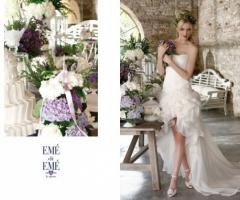 Abito da sposa con ruches sulla gonna - Collezione Atmosfere Provenzali