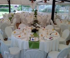 Villa del Vecchio Pozzo - Sala allestita per il ricevimento di matrimonio