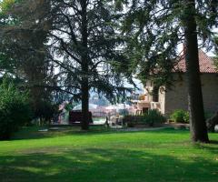 Giardino del casale per il matrimonio