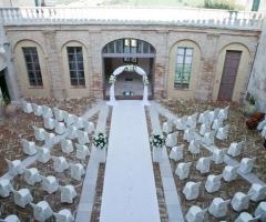 Allestimento di un matrimonio realizzato da CG Wedding Planner