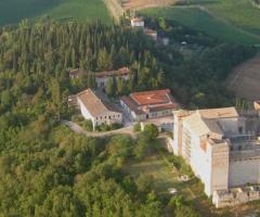 Villa e Castello visti dall'alto