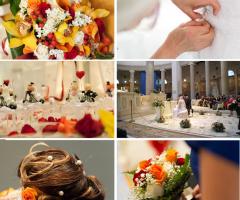 Addobbo chiesa, bouquet, bouquet damigelle, bomboniere e acconciatura - Victoria Queen Exclusive Wedding & Event