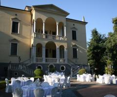 la facciata di Villa San Michele