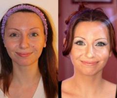 Trucco sposa - Prima a dopo