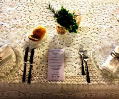 Mise en place per il matrimonio