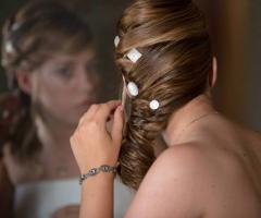 Look originale per la sposa curato da Ligè Parrucchieri