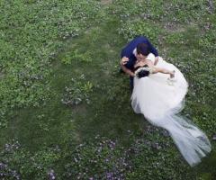 scatti effettuati dopo l'uscita dalla chiesa