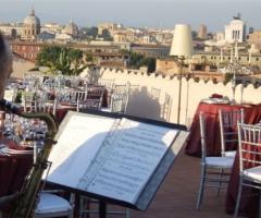 Terrazza panoramica per ricevimenti di nozze