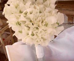 Bouquet gioiello in bianco