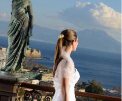 Grand Hotel Parker's - Foto della sposa con sfondo il Golfo di Napoli