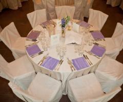 Tavolo circolare matrimonio