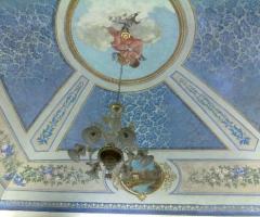 Interno sala blu presso il ristorante per matrimoni Ristorante Il Portico