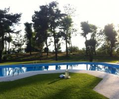 La piscina della villa