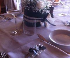 Tavola imbandita ristorante Dalla Gioconda