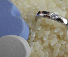 Gioielleria Trafilor - Fede nuziale in oro bianco e diamante