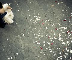 Uscita degli sposi - Qualcosa di blu